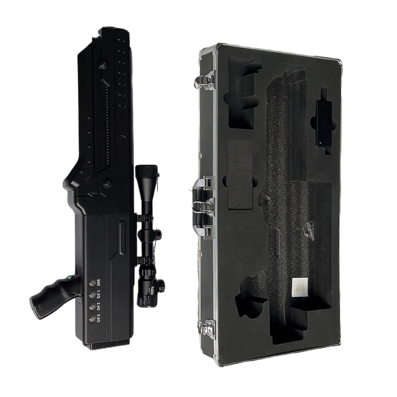  打安镇手持便携式枪型低空防御反制四通道A型