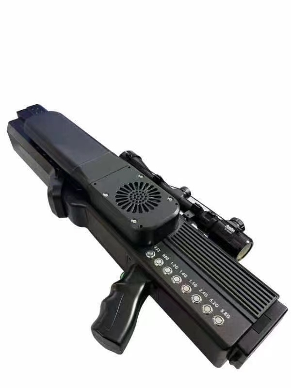 打安镇手持便携式枪型低空防御反制八通道